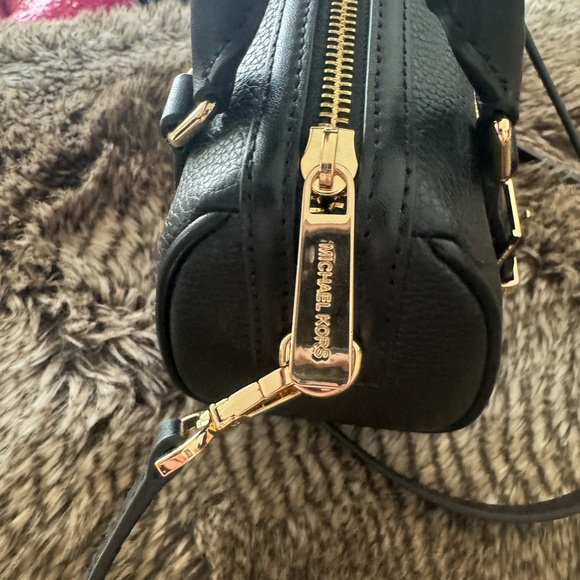 Michael Kors Black Satchel with Gold Accents - Picture 4 of 5